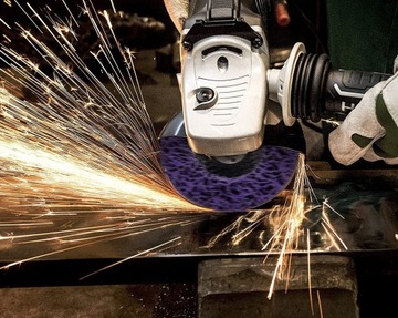 ДИСК ИЗ НЕТКАНОЙ ТКАНИ ДЛЯ УДАЛЕНИЯ Ржавчины, НЕГРОВСКИЕ ВОЛОСЫ 125 Х 22,2 ММ