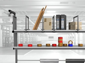 Верстак упаковочный 200x80x210/230см Art