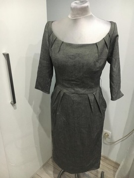zara sukienka elegancka do pracy S