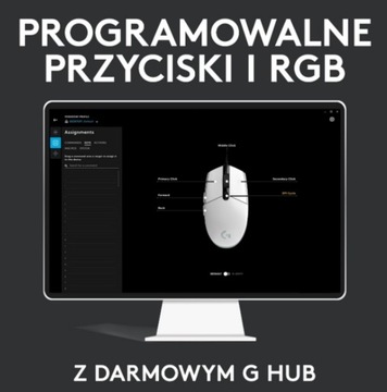 Mysz przewodowa LOGITECH G102 Lightsync Fioletowy