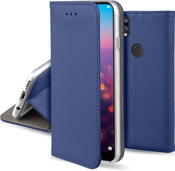 Etui SMART MAGNET do HUAWEI P20 Lite + SZKŁO 9H
