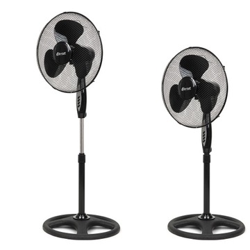 MOCNY WENTYLATOR STOJĄCY PODŁOGOWY WIATRAK REGULOWANY OBROTOWY TIMER PILOT