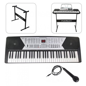 Keyboard Madison statyw mikrofon ZESTAW PRO