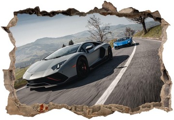 3D наклейки на стену Lamborghini 130x90