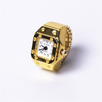 Creative anillos Finger Ring Watch Punk Mini