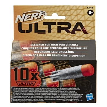 NERF ULTRA STRZAŁKI DO WYRZUTNI ZESTAW 10x NABOJE