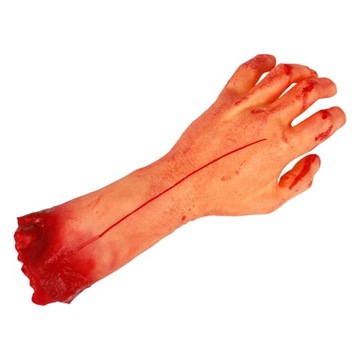 Uniwersalny gumowy złamany ramię Halloween Decor Horror do krytego ogrodu
