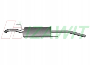 TŁUMIK KOŃCOWY VW PASSAT 1.6 1.8 1.9 88-97 _IZAWIT