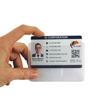 Etui na identyfikator poziomy jedna karta Koruma