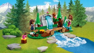 НАБОР БЛОКОВ Lego FRIENDS Идеально подходит для ДЕВОЧЕК Лес Водопад ТВЕРДЫЙ