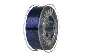 Filament Devil Design plastik do drukarki 3d PETG 1kg Niebieski Transparent