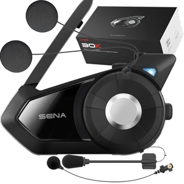 INTERKOM MOTOCYKLOWY SENA 30K-03 MESH BLUETOOTH 4.1 2000M Z GŁOŚNIKAMI HD