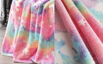 СВЕТЯЩЕЕСЯ В ТЕМНОТЕ ОДЕЯЛО 150X200 ЕДИНОРОГ МЯГКОЕ МЯГКОЕ ОДЕЯЛО ДЛЯ ДЕТЕЙ