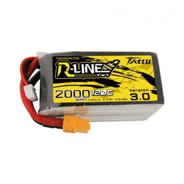 2000mAh 14.8V 120C TATTU R-Line Gens Ace XT60