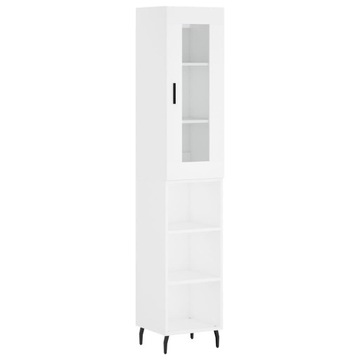 VidaXL biały 34 x 34,5 x 180 cm