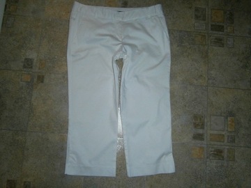 БРЮКИ ZARA BASIC КРАСИВЫЕ БЕЛЫЕ РЫБАКСКИЕ, РАЗМЕР 40