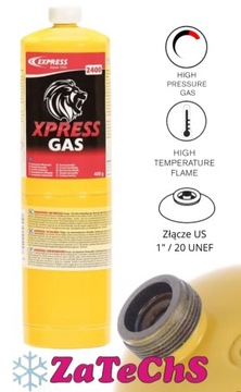 MAPP GAS EXPRESS GAZ 1 '' Butla 400g jak SIEVERT Rothenberger Bernzomatic