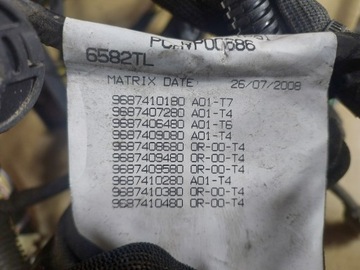 C4 PICASSO I 1.6 HDI SVAZEK KOMORA MOTORU 9687410180