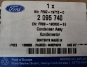 CHLADIČ KLIMATIZACE FORD MUSTANG 5.0 GT NOVÁ OE