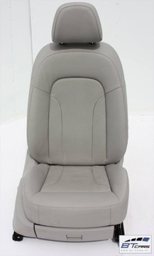 AUDI Q5 FOTEL FOTELE KANAPA TAPICERKA SZARA ACHAT 8R skóra siedzisko oparci