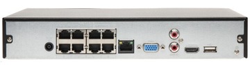 IP-рекордер DAHUA NVR4108HS-8P-EI, 8xPoE, 4K, 16 Мп, IP-рекордер