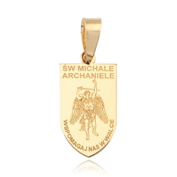 ZŁOTY MEDALIK MICHAŁ ARCHANIOŁ PRÓBY 333