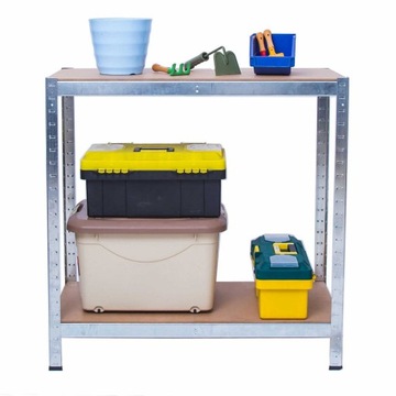 Металлическая складская полка 180 x 100 x 50 см SOLID Garage Складная 875 кг