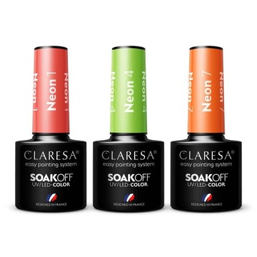 CLARESA NEONOWY LAKIER HYBRYDOWY 5ml NEON 1