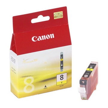 Oryginalny Tusz Canon Pixma 8 Yellow CLI-8Y - Nowy, Wysoka Jakość Wydruku!