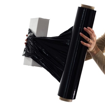 СТРЕТЧ ФОЛЬГА ЧЕРНАЯ СТРЕТЧ XL ЛОТ ФОЛЬГИ 2 КГ