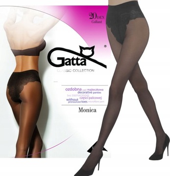 rajstopy GATTA 20 den MONICA mikrofibra GRAFIT # 3 M