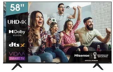 Telewizor HISENSE 58A6GG 58'' LED 4K Dolby Atmos