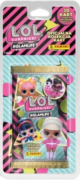 4x L.O.L. SURPRISE #GlamLife BLISTER 31 kart LOL Panini Karty Glamlife 4szt