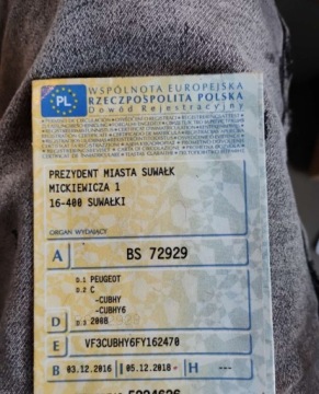 Peugeot 2008 I SUV Facelifting 1.6 BlueHDi 120KM 2016 Peugeot 2008 122016r, 1.6 HDI. Uszkodzony przod 1.6 Diesel 120KM, zdjęcie 17