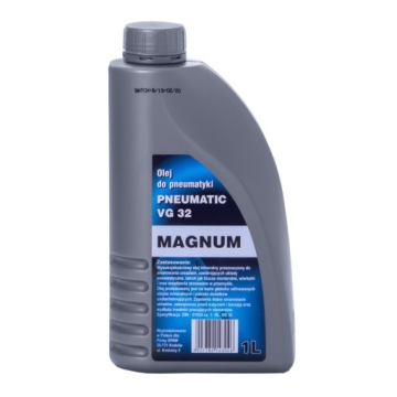 OLEJ DO NARZĘDZI PNEUMATYCZNYCH MAGNUM VG 32 1L