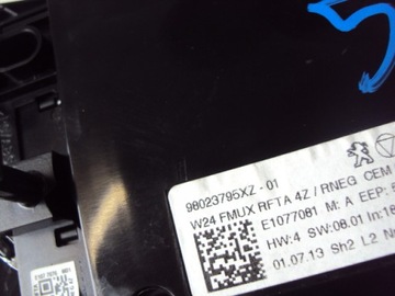 PANEL AUTORÁDIO KLIMATIZACE PEUGEOT 508 I