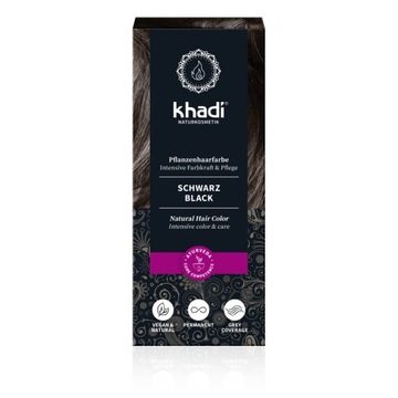 KHADI Henna Czarna Black