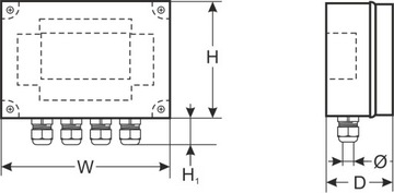 EXT-POE4H Удлинитель Pulsar в герметичном корпусе