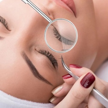 Косметическое зеркало Prima Derma для наращивания ресниц.