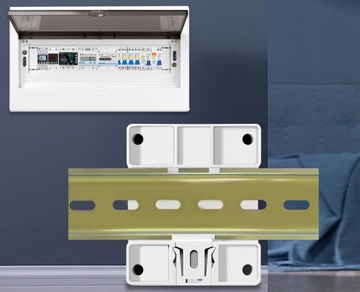 Реле измерителя мощности тока энергии, дисплей 63А Функции безопасности ЖК-дисплея