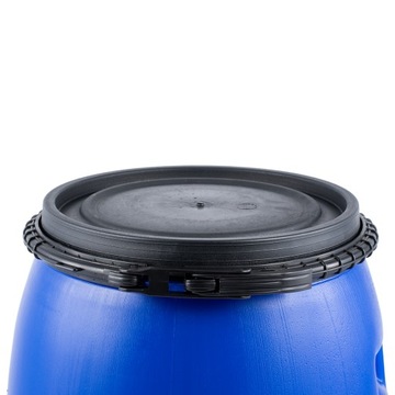 BECZKA 60L DO KISZENIA KAPUSTY PLASTIKOWA Z OBEJMĄ KPL WOREK + TŁUCZEK 60L