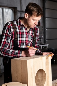 Ołówek stolar. murar. automat 6 wkładów NEO 13-815