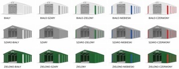Палатка для мастерской 5х8м Гараж DAS 560 Вт