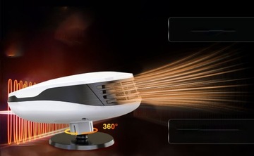 МОЩНЫЙ АВТОМОБИЛЬНЫЙ ВЕНТИЛЯТОР КОНДИЦИОНЕР 12В 200ВТ 360° ГРАДУСОВ