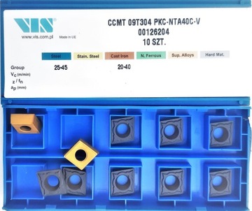 PŁYTKA PŁYTKI WIDIOWE CCMT 09T304 DO STALI VIS