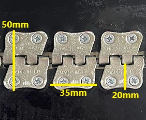 SPINKA ZŁĄCZE PASA PRASY ROLUJĄCEJ TAŚMOCIĄGU MS 35 120cm MOCNE