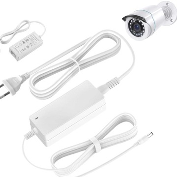 15V Zasilacz kamery Security o długości 1,5 metra AC 100-240V