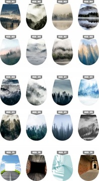 Наклейка Skin Mat на сиденье унитаза, унитаз