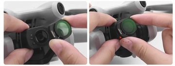 CPL-фильтр, поляризационный, регулируемый, поворотный для дрона DJI MINI 4 PRO
