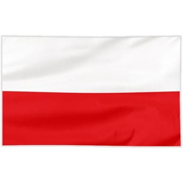 Flaga POLSKI z tunelem 112x70cm